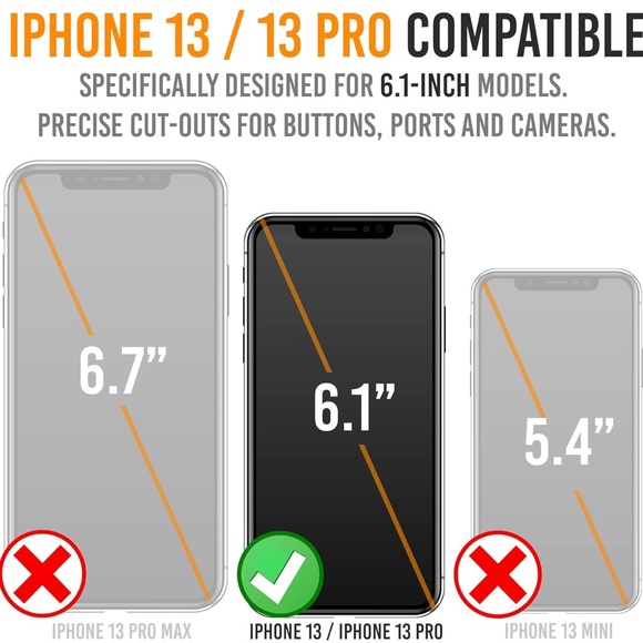 Alpatronix Battery Case for iPhone 13 and iPhone 13 Pro (6.1 inch), Strong Slim - Picture 2 of 7